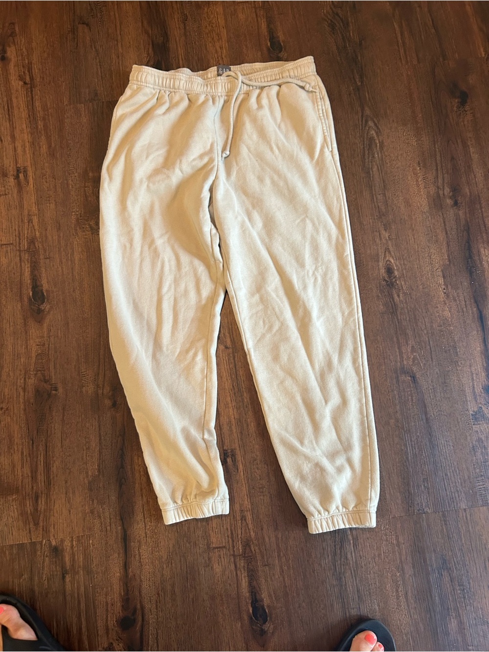 Men's tan Jogger Pants - Casual Elastic Waist Sweatpants